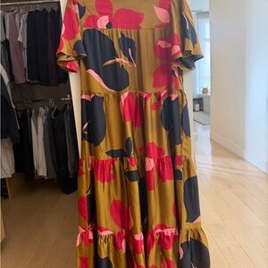 Corey Lynn Calter Multicolor Floral Maxi Dress